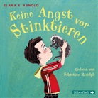 Elana K Arnold, Elana K. Arnold, Sebastian Rudolph - Keine Angst vor Stinktieren, 2 Audio-CD (Hörbuch)