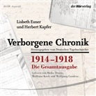 Lisbet Exner, Lisbeth Exner, Herbert Kapfer, Wolfgang Condrus, Meike Droste, Wolfram Koch - Verborgene Chronik 1914-1918, 15 Audio-CDs (Hörbuch)