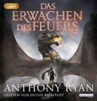 Anthony Ryan, Detlef Bierstedt - Das Erwachen des Feuers, 3 Audio-CD, 3 MP3 (Hörbuch)