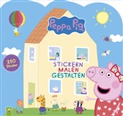 Schwager &amp; Steinlein Verlag, Schwager &amp; Steinlein Verlag - Peppa Pig-  Stickern Malen Gestalten