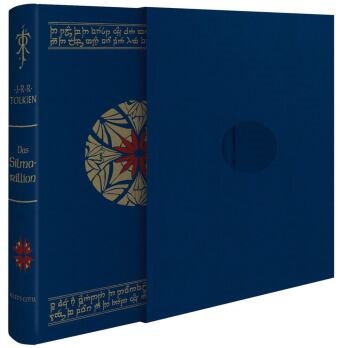 John Ronald Reuel Tolkien, Christopher Tolkien - Das Silmarillion, Luxusausgabe - Lederausgabe | Luxusausgabe in blauem Leder