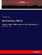 David Schenck - North Carolina, 1780-'81