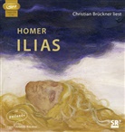 Homer, Christian Brückner - Ilias, 3 Audio-CD, 3 MP3 (Audiolibro)