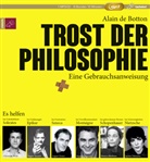 Alain de Botton, Monica Bleibtreu, Alain de Botton, Hansa Czypionka, Jasmin Tabatabai, Jürgen Tarrach... - Trost der Philosophie, 1 Audio-CD, 1 MP3 (Audiolibro)