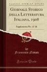 Francesco Novati - Giornale Storico della Letteratura Italiana, 1908