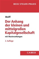 Doris Wolff - Der Anhang der kleinen und mittelgroßen Kapitalgesellschaft