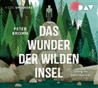 Peter Brown, Uwe-Michael Gutzschhahn, Stefan Kaminski - Das Wunder der wilden Insel, 4 Audio-CDs (Hörbuch)