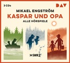 Mikael Engström, Peter Schössow - Kaspar und Opa, 3 Audio-CDs (Hörbuch)