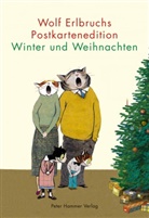 Wolf Erlbruch, Wolf Erlbruch - Wolf Erlbruchs Postkartenedition Winter und Weihnachten