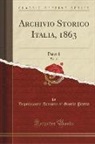 Deputazione Toscana Di Storia Patria - Archivio Storico Italia, 1863, Vol. 17