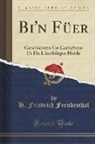 H. Friedrich Freudenthal - Bi'n Füer