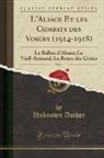 Unknown Author - L'Alsace Et les Combats des Vosges (1914-1918), Vol. 1
