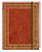 Anaconda - Blank Book Lederlook rotbraun (klein)