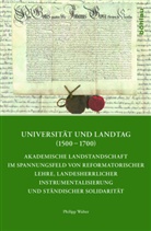 Philipp Walter, Philipp Von: Walter - Universität und Landtag (1500-1700)