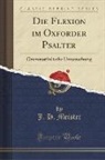 J. H. Meister - Die Flexion im Oxforder Psalter