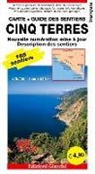 Cinq Terres. Carte. Guide des sentiers. 185 sentiers, echelle 1:25.000