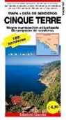 Cinque Terre. Mapa + Guía de senderos. 185 senderos, escala 1:25.000