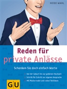Heidi Wahl - Reden für private Anlässe
