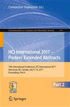 Constantin Stephanidis, Constantine Stephanidis - HCI International 2017 - Posters' Extended Abstracts