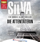 Daniel Silva, Axel Wostry - Die Attentäterin, 3 Audio-CD, (Hörbuch)
