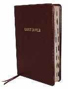 Thomas Nelson, Thomas Nelson - KJV Holy Bible: Large Print Thinline, Burgundy Leathersoft, Red Letter, Comfort Print (Thumb Indexed): King James Version