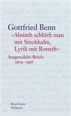Gottfried Benn, Holge Hof, Holger Hof, Holger Hof (Dr.) - »Absinth schlürft man mit Strohhalm, Lyrik mit Rotstift«