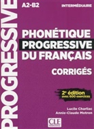 Phonétique Progressive du Français, Niveau intermédiaire, 2e édition, Corrigés