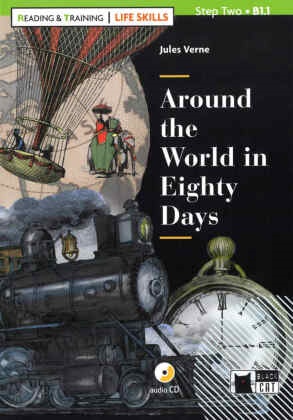 Eleanor Donaldson, Jule Verne, Jules Verne - Around the World in Eighty Days, w. Audio-CD - Englische Lektüre für das 3. und 4. Lernjahr. Niveau B1.1