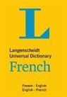 Redaktion Langenscheidt - Langenscheidt Universal Dictionary French