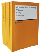 Gottfried von Straßburg, Rüdige Krohn, Rüdiger Krohn - Tristan. Band 1-3. Mittelhochdeutsch/Neuhochdeutsch