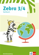 Nadi Bamberg, Nadin Bamberg, Raphael Glowczuewski, Raphaela Glowczuewski, Mar Melster - Zebra Sachunterricht: Zebra Sachunterricht 3/4. Ausgabe Berlin, Brandenburg