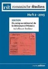 Ka Nonnenmacher, Kai Nonnenmacher, Wehr, Christian Wehr - Romanische Studien Heft 2