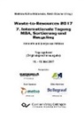 Büscher, Katrin Büscher, Matthia Kühle-Weidemeier, Matthias Kühle-Weidemeier - Waste-to-Resources 2017
