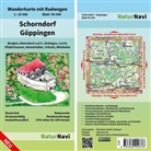 NaturNav, NaturNavi - NaturNavi Wanderkarte mit Radwegen Schorndorf - Göppingen