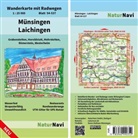 NaturNav, NaturNavi - NaturNavi Wanderkarte mit Radwegen Münsingen - Laichingen