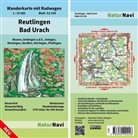 NaturNav, NaturNavi - NaturNavi Wanderkarte mit Radwegen Reutlingen - Bad Urach