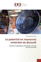 Seconde Ntiharirizwa - Le potentiel en ressources minérales du Burundi