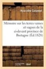Hyacinthe Colombel, Colombel-h - Memoire sur les terres vaines et