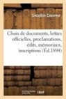 Séraphin Couvreur, Couvreur-s - Choix de documents, lettres