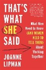 Joanne Lipman - That's What She Said