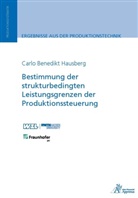 Carlo Benedikt Hausberg - Bestimmung der strukturbedingten Leistungsgrenzen der Produktionssteuerung