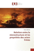 Patrice Delarbre - Relation entre la microstructure et les propriétés des aciers frittés