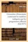 Henri Bos, Bos-H - Geometrie elementaire: contenant