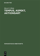 Horst G Klein, Horst G. Klein - Tempus, Aspekt, Aktionsart