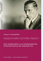 Georg D Heidingsfelder, Georg D. Heidingsfelder, Pete Bürger, Peter Bürger - Gesammelte Schriften Band 1