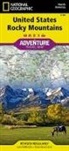 National Geographic Maps, National Geographic Maps, National Geographic Maps - Adventure - National Geographic Map United States, Rocky Mountains Adventure Map