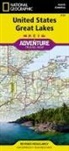 National Geographic Maps, National Geographic Maps, National Geographic Maps - Adventure - National Geographic Adventure Map United States, Great Lakes