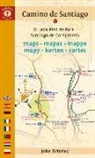 John Brierley, John (John Brierley) Brierley - Camino De Santiago Maps - Mapas - Mappe - Mapy - Karten - Cartes