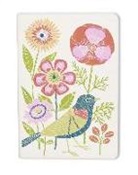Notizbuch bestickt, Design Garten