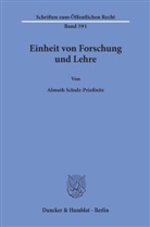 Almuth Schulz-Prießnitz - Einheit von Forschung und Lehre.